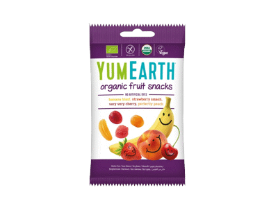 Ekologiški guminukai YUMEARTH, įvairių vaisių skonio, 50 g