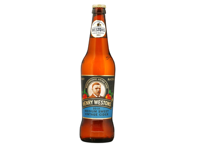 HENRY WESTONS sidras MEDIUM SWEET, 4,5%, 0,5l