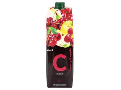 Obuolių ir vyšnių nektaras RIMI, 50 %, 1 l
