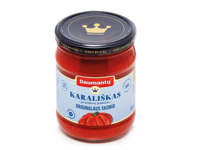 DAUMANTŲ KARALIŠKAS pomidorų padažas (originalaus skonio), 500 g