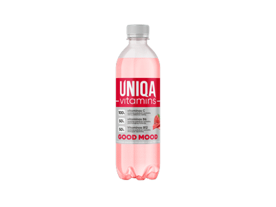 Negazuotas gėrimas UNIQA VITAMINS GOOD MOOD, 500 ml