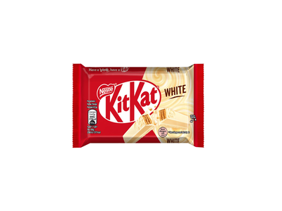 Batonėlis KIT KAT 4 FINGER WHITE, 41,5 g