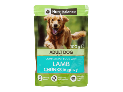 Šunų ėdalas su ėrien. gab. NUTRIBALANCE, 100g