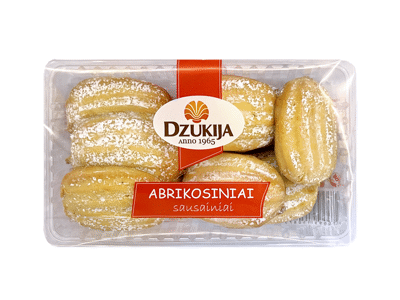DZŪKIJOS ABRIKOSINIAI sausainiai, 250 g