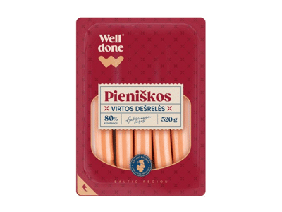 Virtos dešrelės WELL DONE, a. r., 520 g