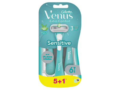 Vienk. skustuvai VENUS EXTRA COMFORT, 5+1 vnt
