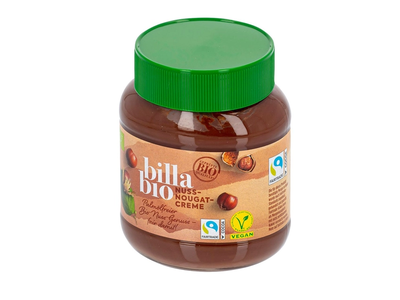 Riešutų kremo ir kakavos užtepėlė BILLA BIO, 400 g