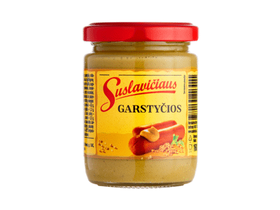 SUSLAVIČIAUS garstyčios, 160 g