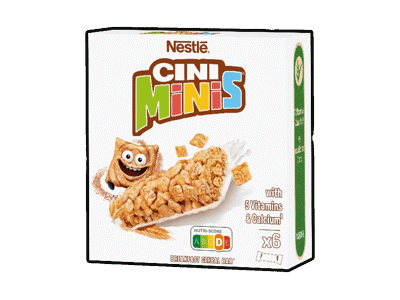 Dribsnių batonėlis NESTLE CINI MINIS 6x25g, 150 g