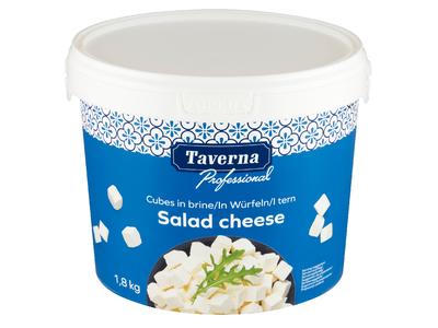 Fetos tipo sūris TAVERNA, kubeliais, sūryme, 21%, 1,8 kg