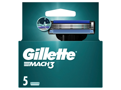 Skustuvo galvutės GILLETTE MACH3, 5vnt.