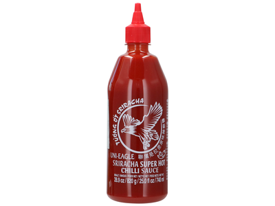 Sriracha padažas UNI EAGLE, ypač aštrus, 820 g