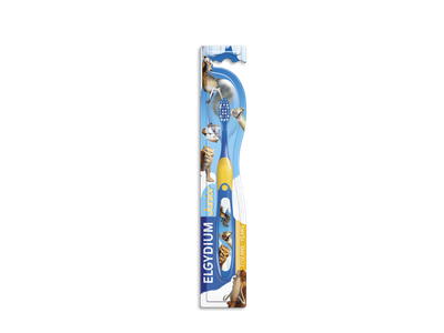 ELGYDIUM dantų šepetėlis JUNIOR, 7-12 m. vaikams, 1 vnt.