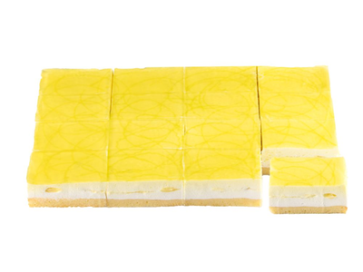 Šaldytas žaliųjų citrinų pyragas, pjaustytas, (16x130g), 2,1kg