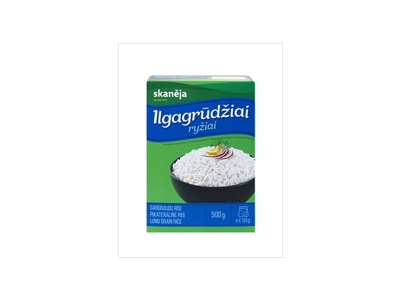 Ilgagrūdžiai ryžiai SKANĖJA (4 x 125 g), 500 g