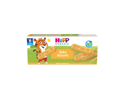 Ekologiški kūdikių sausainiai HIPP, nuo 6 mėn., 180 g, 180 g
