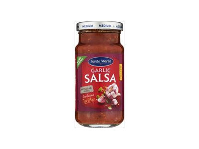 Česnakinis pomidorų padažas SANTA MARIA TEX MEX TACO, 230 g