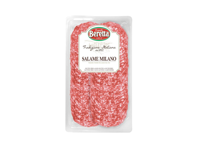 Pjaustytas griežinėl. MILANO saliamis, 100 g