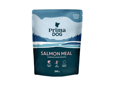 Šunų ėdalas PRIMAGOD su lašišomis, 260 g, 260 g