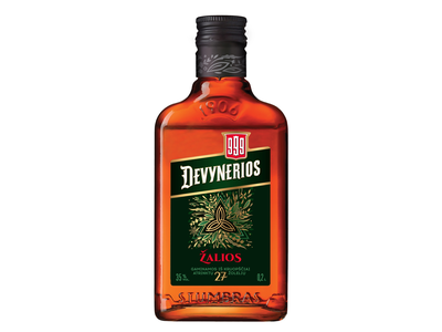 Balzamas sp.gėrimas ŽALIOS TREJOS DEVYNERIOS, 35%, 0,2 l