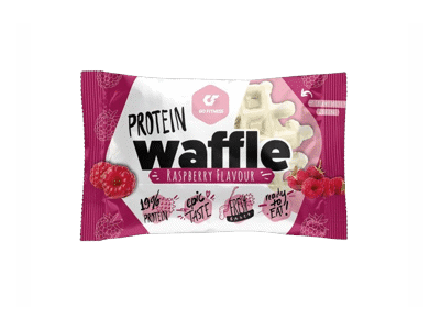 Baltyminis vaflis GO FITNESS, aviečių skonio, 50 g