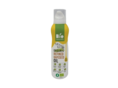Ekologiškas purškiamasis rapsų aliejus BIONATURALIS, 200 ml