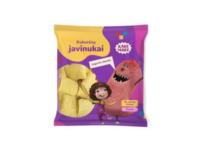 Kukurūzų javinukai KAKĖ MAKĖ, jogurto skonio, 120 g