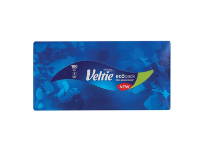 Servetėlės VELTIE dėžutėje 4sl. 100 vnt