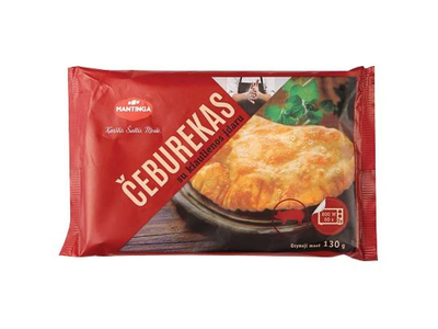 Čeburekas su kiaulienos įdaru (iškeptas, sufasuotas), 130 g