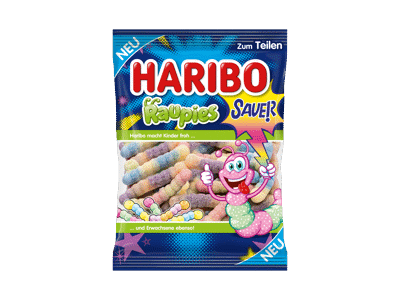 Guminukai HARIBO RAUPIES, 160 g