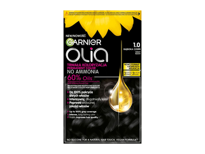 Plaukų dažai GARNIER OLIA, 1.0, 1 vnt.