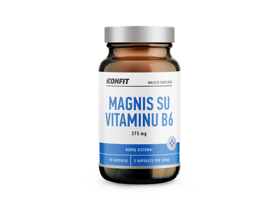 Magnis su vitaminu B6 ICONFIT (375mg), 90vnt.