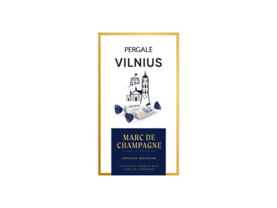 Saldainiai VILNIUS MARC DE CHAMPAGNE, 140 g