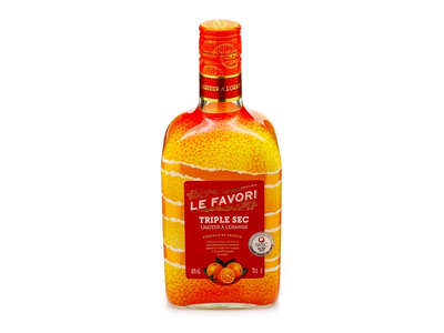 Apelsinų skonio likeris TRIPLE SEC LE FAVORI 40%, 700 ml