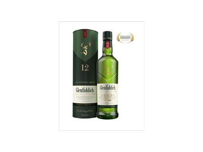 Viskis GLENFIDDICH 12 YO, 700 ml