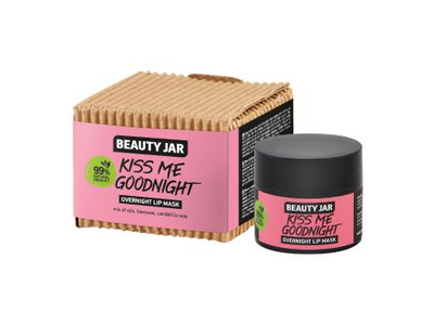BEAUTY JAR KISS ME GOODNIGHT OVERNIGHT lūpų kaukė, 15 ml