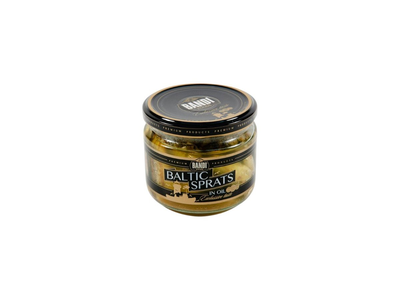 Šprotai BANDI, aliejuje, rūkyti, stikl., 250 g