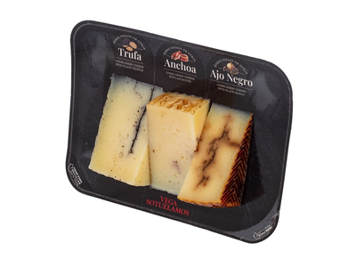 Avių pieno sūrių rinkinys (Trufado, Achoa, Ajo Negro), 120 g