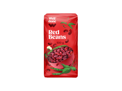 Raudonosios pupelės WELL DONE, 500 g