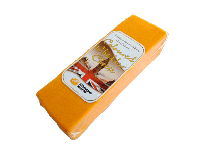 Raudonasis čederis CHEESE WORLD, 50 % rieb. s. m., 1 kg