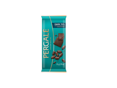 Juodasis šokoladas PERGALĖ 72%, 85 g