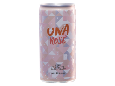Rausv.pus. putojantis vynas UNA ROSE,10%,0,2l