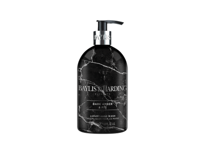 BAYLIS & HARDING skystas rankų muilas ELEMENTS DARK AMBER & FIG, 500 ml