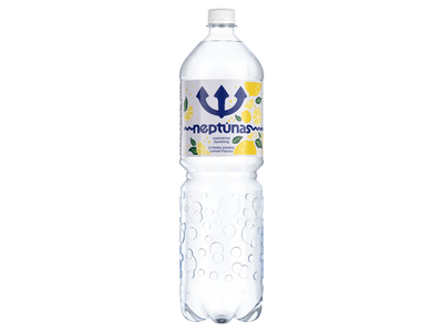Gazuotas vanduo NEPTŪNAS, citrinų skonio, 1.5 l