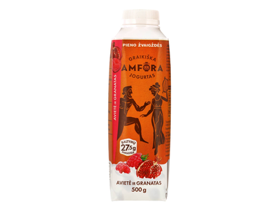 Jogurtas av. gran. GRAIKIŠKA AMFORA,2,4%,500g