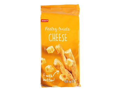 Sūrios lazdelės su sūriu RIMI, 125 g