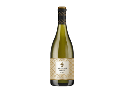 Baltasis pusiau sausas vynas AMORALE TRE UVA BIANCO, 750 ml