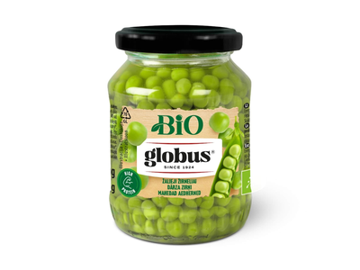 Ekologiški žalieji žirneliai GLOBUS, 330 g