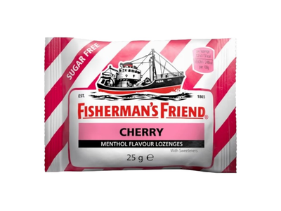 Fisherman's Friend Vyšnių skonio pastilės be cukraus, 25 g