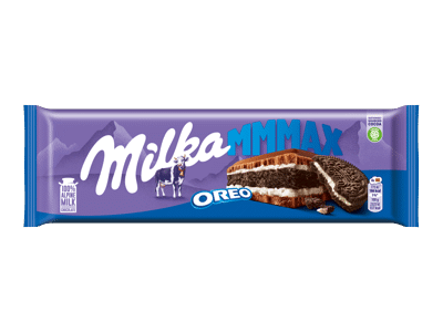Pieninis šokoladas MILKA su OREO sausainių gabaliukais, 300 g